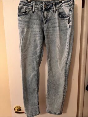 Silver Jeans Light Wash Skinny Jeans